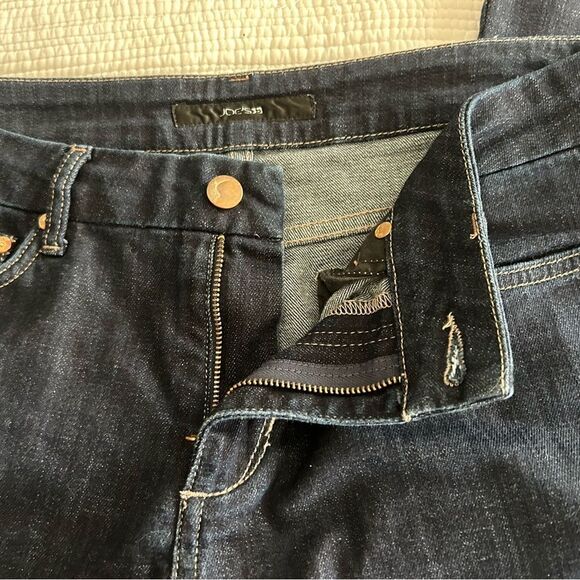 Joe's Jeans The Muse Mid Rise Women’s Flare  Leg Dark Blue Denim Jeans Size 31 - Picture 7 of 11